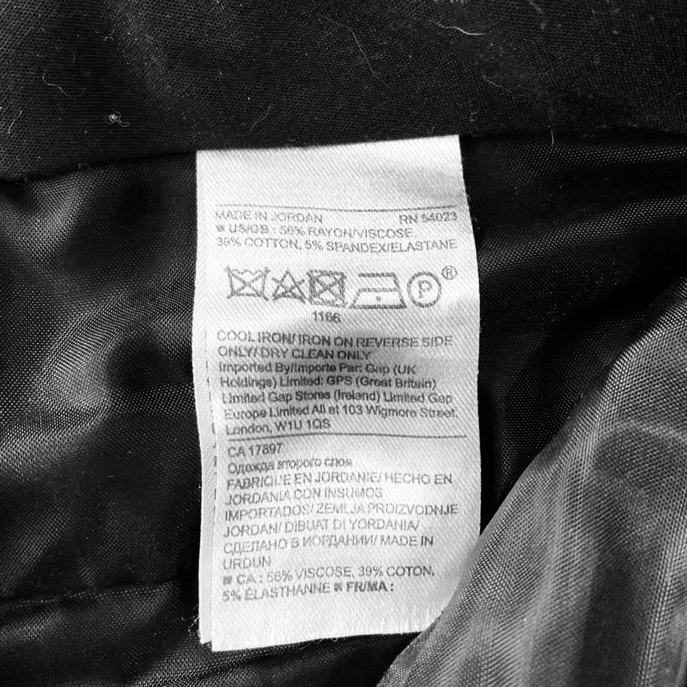 Banana Republic Sloan Black Slim Pant - Picture 9 of 11